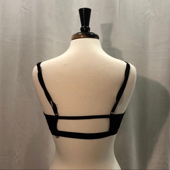Iridescent Black Bralette - Picture 3 of 3